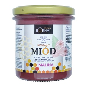 Miód z MALINĄ